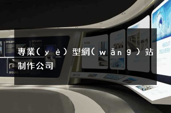 專業(yè)型網(wǎng)站制作公司