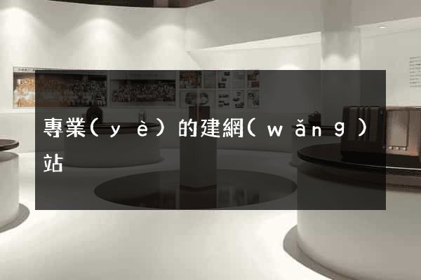 專業(yè)的建網(wǎng)站