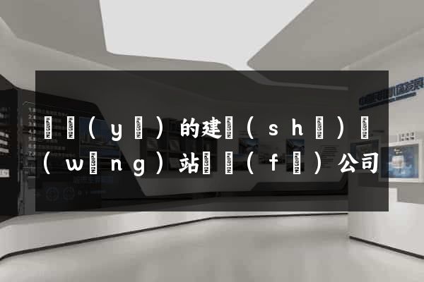 專業(yè)的建設(shè)網(wǎng)站開發(fā)公司