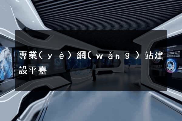 專業(yè)網(wǎng)站建設平臺