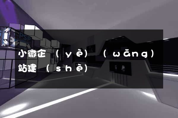 小微企業(yè)網(wǎng)站建設(shè)