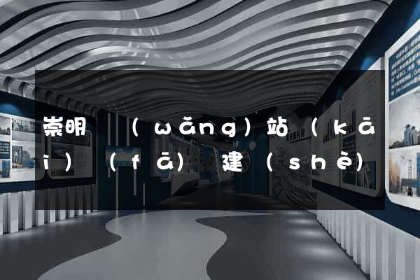 崇明縣網(wǎng)站開(kāi)發(fā)與建設(shè)