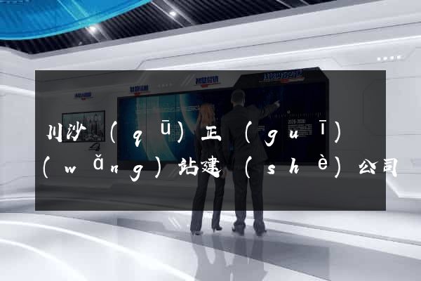 川沙區(qū)正規(guī)網(wǎng)站建設(shè)公司