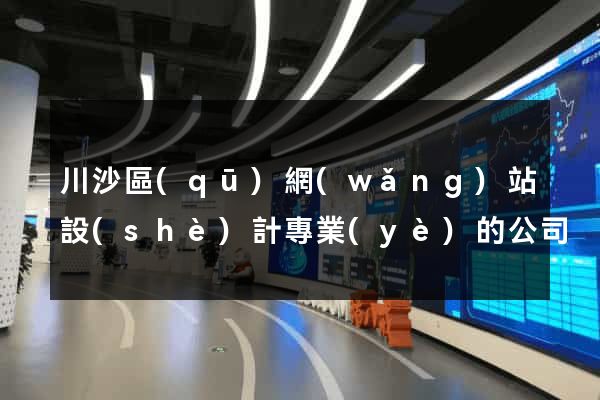 川沙區(qū)網(wǎng)站設(shè)計專業(yè)的公司