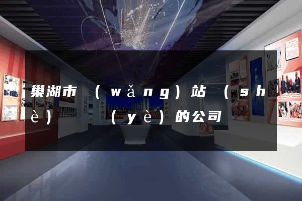 巢湖市網(wǎng)站設(shè)計專業(yè)的公司