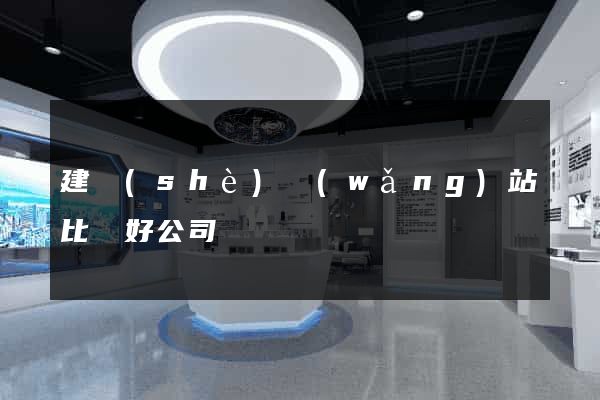 建設(shè)網(wǎng)站比較好公司