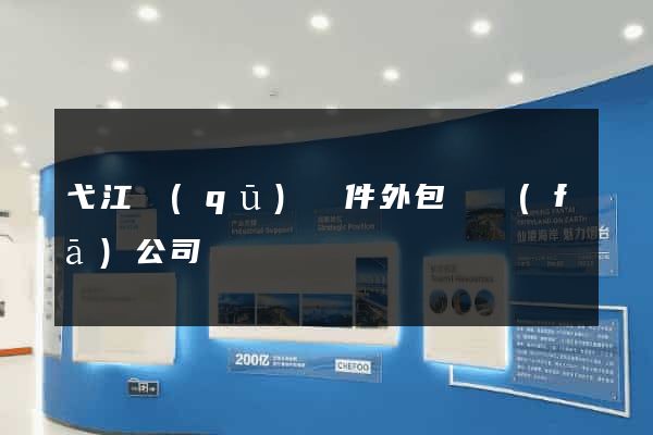 弋江區(qū)軟件外包開發(fā)公司
