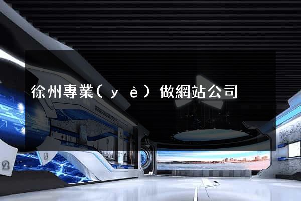 徐州專業(yè)做網站公司