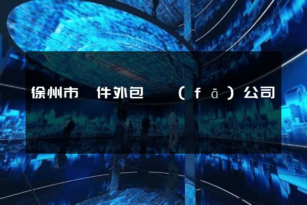 徐州市軟件外包開發(fā)公司