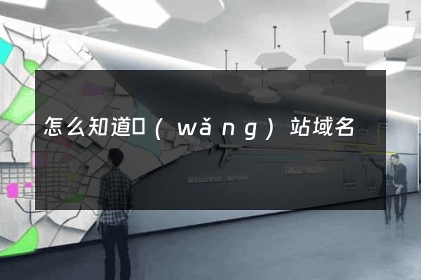 怎么知道網(wǎng)站域名