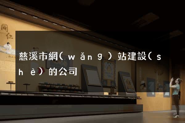慈溪市網(wǎng)站建設(shè)的公司
