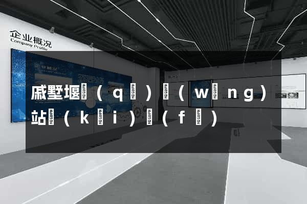 戚墅堰區(qū)網(wǎng)站開(kāi)發(fā)