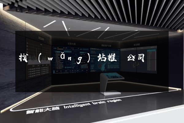 找網(wǎng)站推廣公司