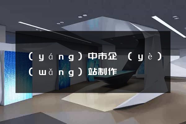 揚(yáng)中市企業(yè)網(wǎng)站制作