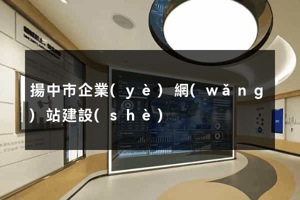 揚中市企業(yè)網(wǎng)站建設(shè)