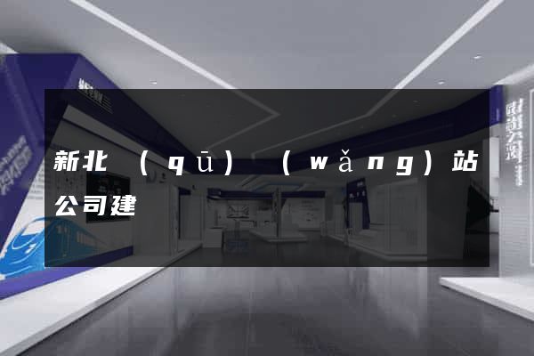 新北區(qū)網(wǎng)站公司建設