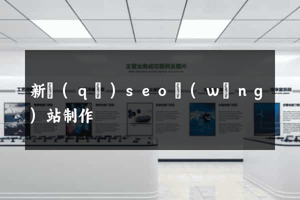 新區(qū)seo網(wǎng)站制作