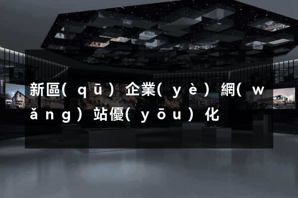新區(qū)企業(yè)網(wǎng)站優(yōu)化