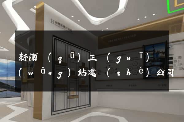 新浦區(qū)正規(guī)網(wǎng)站建設(shè)公司
