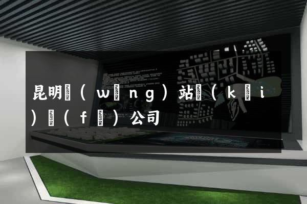 昆明網(wǎng)站開(kāi)發(fā)公司