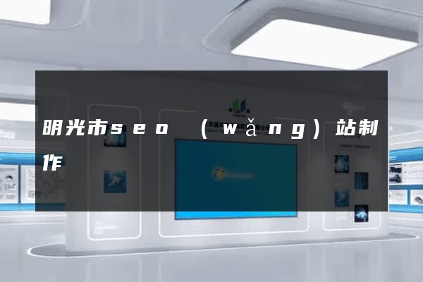 明光市seo網(wǎng)站制作