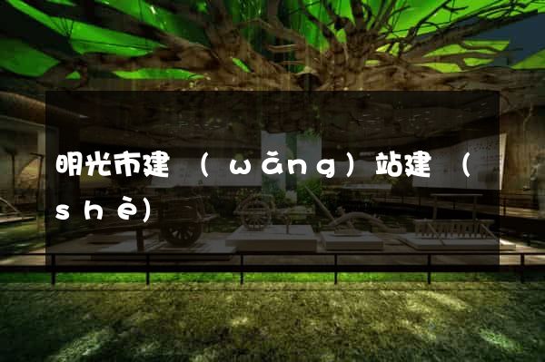 明光市建網(wǎng)站建設(shè)