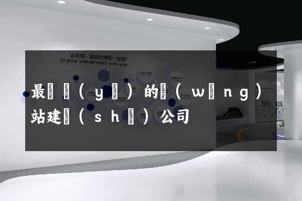 最專業(yè)的網(wǎng)站建設(shè)公司