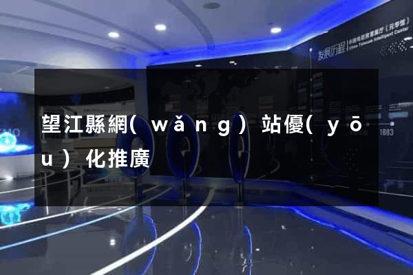 望江縣網(wǎng)站優(yōu)化推廣