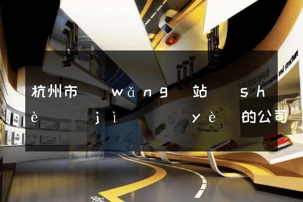 杭州市網(wǎng)站設(shè)計(jì)專業(yè)的公司