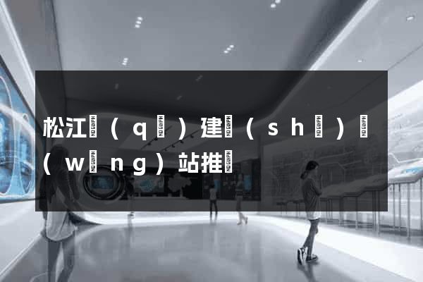 松江區(qū)建設(shè)網(wǎng)站推廣