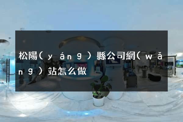 松陽(yáng)縣公司網(wǎng)站怎么做