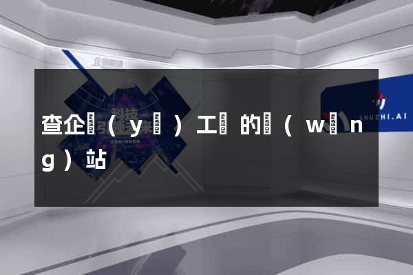 查企業(yè)工資的網(wǎng)站