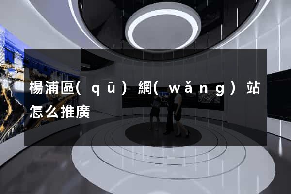 楊浦區(qū)網(wǎng)站怎么推廣