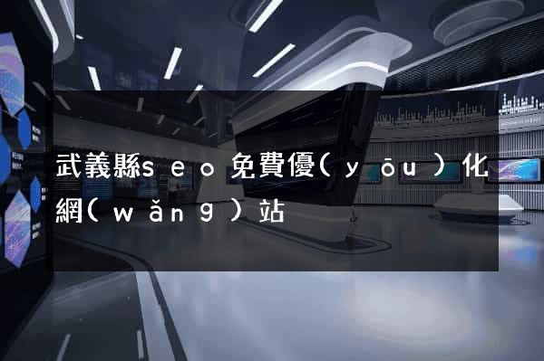 武義縣seo免費優(yōu)化網(wǎng)站