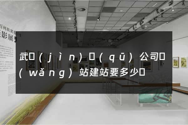 武進(jìn)區(qū)公司網(wǎng)站建站要多少錢