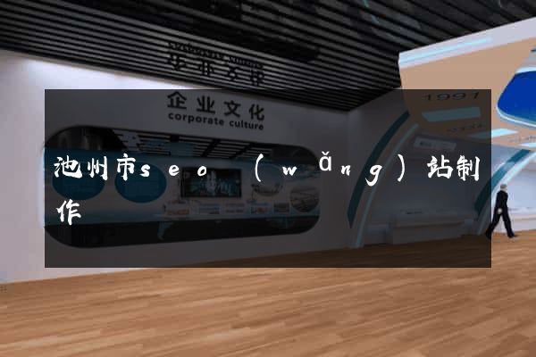 池州市seo網(wǎng)站制作