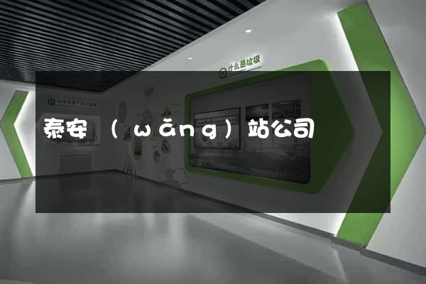 泰安網(wǎng)站公司