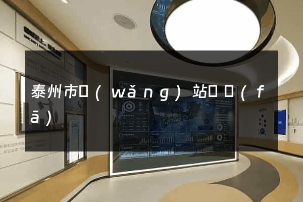 泰州市網(wǎng)站開發(fā)