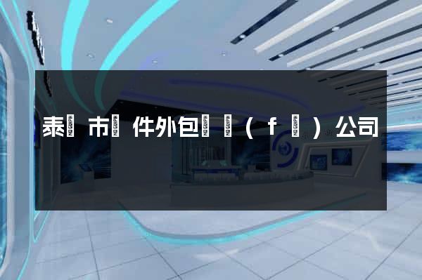 泰興市軟件外包開發(fā)公司