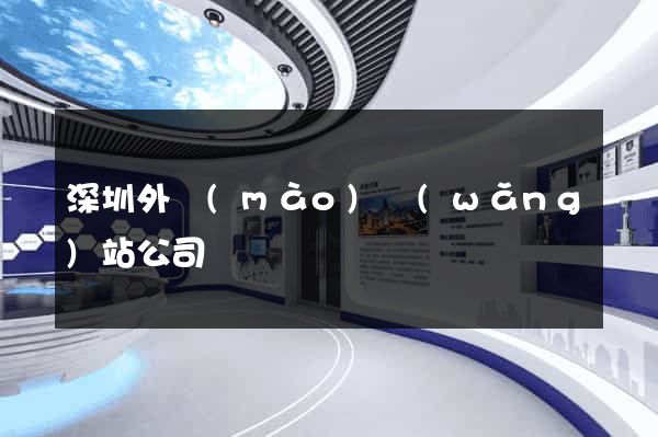 深圳外貿(mào)網(wǎng)站公司