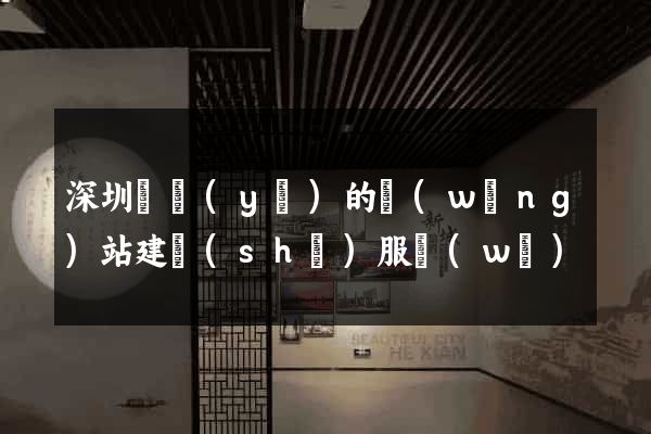 深圳專業(yè)的網(wǎng)站建設(shè)服務(wù)