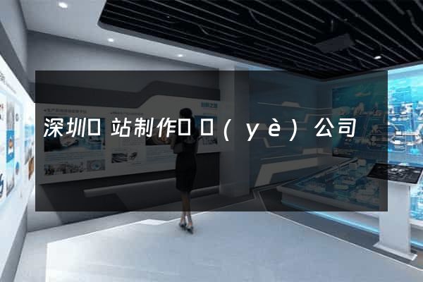 深圳網站制作專業(yè)公司