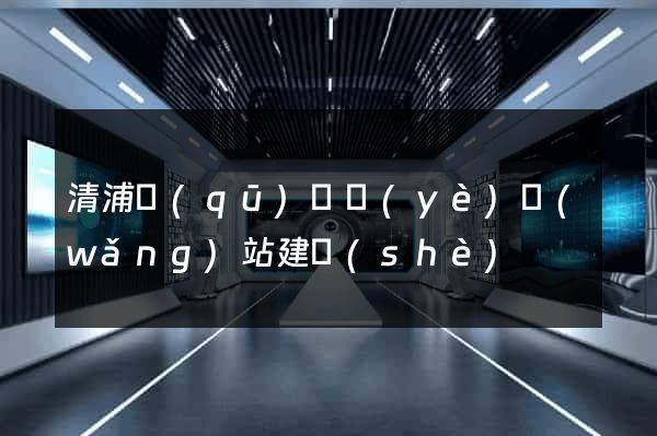 清浦區(qū)專業(yè)網(wǎng)站建設(shè)