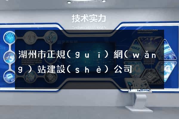 湖州市正規(guī)網(wǎng)站建設(shè)公司
