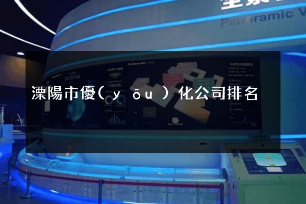 溧陽市優(yōu)化公司排名