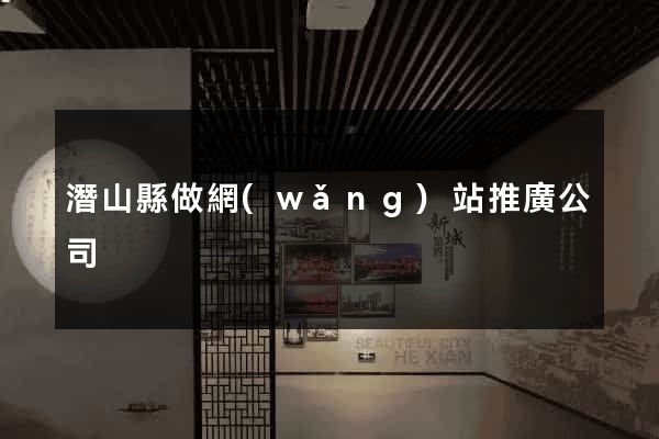 潛山縣做網(wǎng)站推廣公司