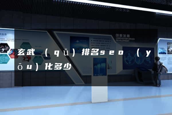 玄武區(qū)排名seo優(yōu)化多少錢