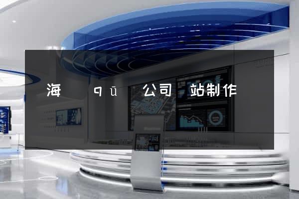 甌海區(qū)公司網站制作