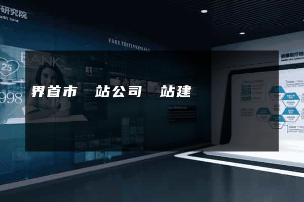 界首市網站公司網站建設