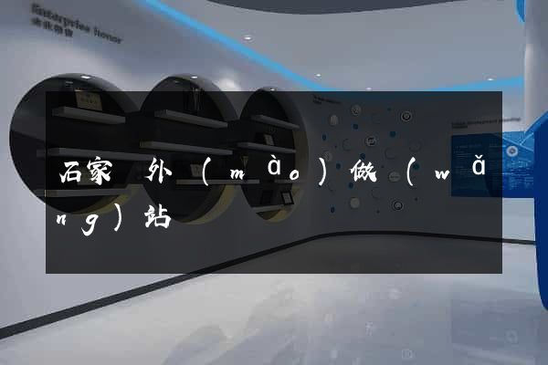石家莊外貿(mào)做網(wǎng)站